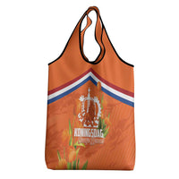 Koningsdag Netherlands King's Day Grocery Bag Oranje Boven Holland Tulips