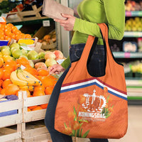 Koningsdag Netherlands King's Day Grocery Bag Oranje Boven Holland Tulips