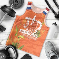 Koningsdag Netherlands King's Day Men Tank Top Oranje Boven Holland Tulips