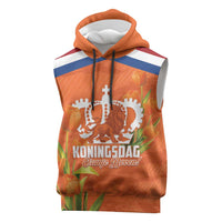 Koningsdag Netherlands King's Day Sleeveless Hoodie Oranje Boven Holland Tulips