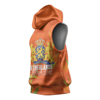 Koningsdag Netherlands King's Day Sleeveless Hoodie Oranje Boven Holland Tulips