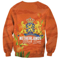 Koningsdag Netherlands King's Day Sweatshirt Oranje Boven Holland Tulips