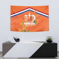 Koningsdag Netherlands King's Day Tapestry Oranje Boven Holland Tulips