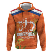 Koningsdag Netherlands King's Day Zip Hoodie Oranje Boven Holland Tulips