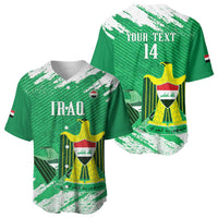 Iraq Football Custom Baseball Jersey Come On Lions of Mesopotamia