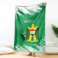 Iraq Football Custom Blanket Come On Lions of Mesopotamia