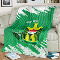 Iraq Football Custom Blanket Come On Lions of Mesopotamia