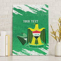 Iraq Football Custom Canvas Wall Art Come On Lions of Mesopotamia