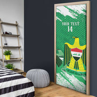 Iraq Football Custom Door Cover Come On Lions of Mesopotamia