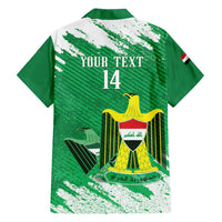 Iraq Football Custom Hawaiian Shirt Come On Lions of Mesopotamia