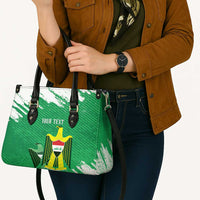 Iraq Football Custom Leather Bag Come On Lions of Mesopotamia