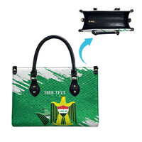 Iraq Football Custom Leather Bag Come On Lions of Mesopotamia