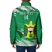 Iraq Football Custom Padded Jacket Come On Lions of Mesopotamia