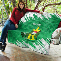 Iraq Football Custom Quilt Come On Lions of Mesopotamia
