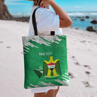 Iraq Football Custom Tote Bag Come On Lions of Mesopotamia