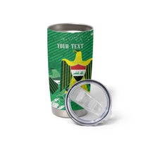 Iraq Football Custom Tumbler Cup Come On Lions of Mesopotamia