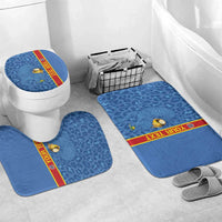 DR Congo Football Custom Bathroom Set Come On Leopards Blue Color