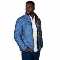 DR Congo Football Custom Padded Jacket Come On Leopards Blue Color