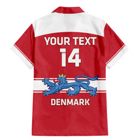 Custom Denmark Hockey Family Matching Mermaid Dress and Hawaiian Shirt Go Danish Lions - Wonder Print Shop