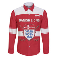 Custom Denmark Hockey Family Matching Summer Maxi Dress and Hawaiian Shirt Go Danish Lions - Wonder Print Shop