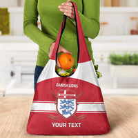 Custom Denmark Hockey Grocery Bag Go Danish Lions
