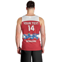 Custom Denmark Hockey Men Tank Top Go Danish Lions - Wonder Print Shop