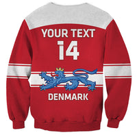 Custom Denmark Hockey Sweatshirt Go Danish Lions - Wonder Print Shop
