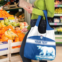 Custom Norway Hockey Grocery Bag Go Norge Polar