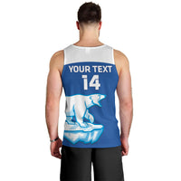 Custom Norway Hockey Men Tank Top Go Norge Polar - Wonder Print Shop