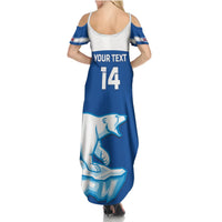 Custom Norway Hockey Summer Maxi Dress Go Norge Polar - Wonder Print Shop