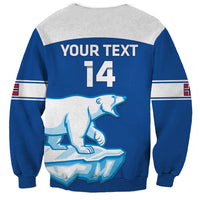 Custom Norway Hockey Sweatshirt Go Norge Polar - Wonder Print Shop