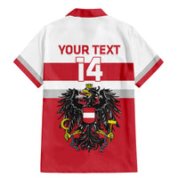 Custom Austria Hockey Family Matching Mermaid Dress and Hawaiian Shirt Go Osterreich Eagles - Wonder Print Shop