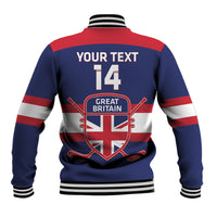 Custom Great Britain Hockey Baseball Jacket Go GB Team - Wonder Print Shop