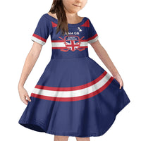 Custom Great Britain Hockey Family Matching Mermaid Dress and Hawaiian Shirt Go GB Team - Wonder Print Shop