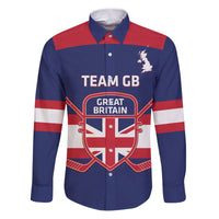 Custom Great Britain Hockey Family Matching Puletasi and Hawaiian Shirt Go GB Team - Wonder Print Shop