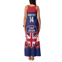 Custom Great Britain Hockey Family Matching Tank Maxi Dress and Hawaiian Shirt Go GB Team - Wonder Print Shop