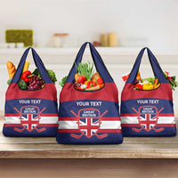Custom Great Britain Hockey Grocery Bag Go GB Team