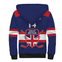 Custom Great Britain Hockey Sherpa Hoodie Go GB Team - Wonder Print Shop