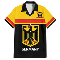 Custom Germany Hockey Family Matching Short Sleeve Bodycon Dress and Hawaiian Shirt Go German Bearers of the Eagle - Wonder Print Shop