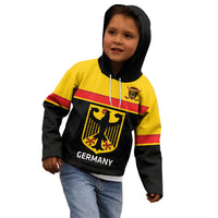 Custom Germany Hockey Kid Hoodie Go German Bearers of the Eagle - Wonder Print Shop