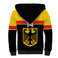 Custom Germany Hockey Sherpa Hoodie Go German Bearers of the Eagle - Wonder Print Shop