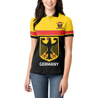 Custom Germany Hockey Women Polo Shirt Go German Bearers of the Eagle - Wonder Print Shop