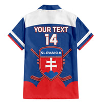 Custom Slovakia Hockey Family Matching Mermaid Dress and Hawaiian Shirt Go Slovak Our Boys - Wonder Print Shop