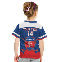 Custom Slovakia Hockey Kid T Shirt Go Slovak Our Boys - Wonder Print Shop