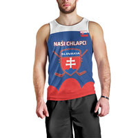 Custom Slovakia Hockey Men Tank Top Go Slovak Our Boys - Wonder Print Shop