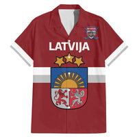 Custom Latvia Hockey Family Matching Mermaid Dress and Hawaiian Shirt 2024 Go Latvija - Wonder Print Shop