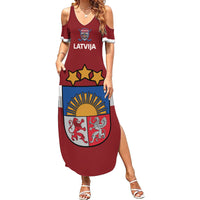 Custom Latvia Hockey Summer Maxi Dress 2024 Go Latvija - Wonder Print Shop