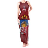 Custom Latvia Hockey Tank Maxi Dress 2024 Go Latvija - Wonder Print Shop