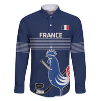 Custom France Hockey Family Matching Mermaid Dress and Hawaiian Shirt Francaise Gallic Rooster - Wonder Print Shop