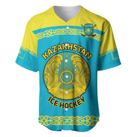 Custom Kazakhstan Hockey Baseball Jersey 2024 Go Kazakh - Wonder Print Shop